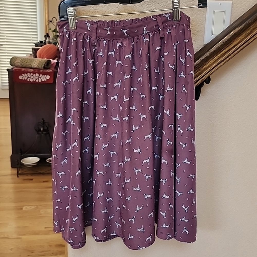 Dalmatian days skirt! So adorable soft purple. Has belt loops